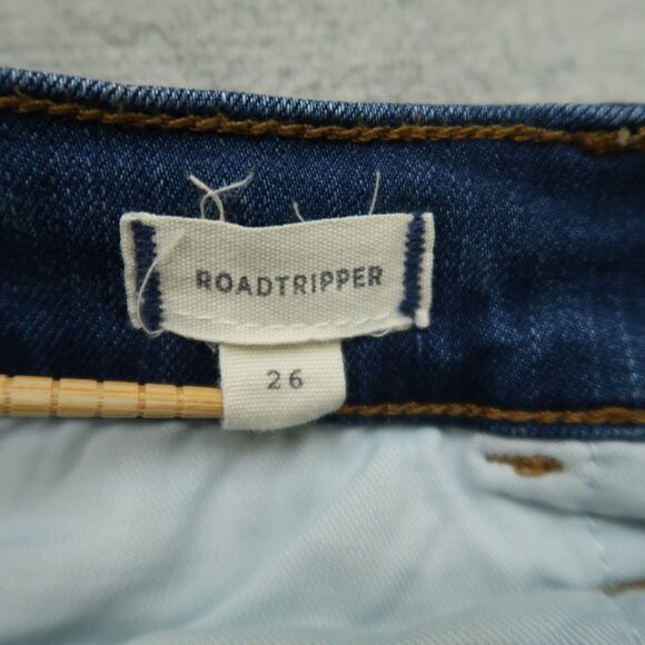 Madewell Jeans Women's Size 26 Blue Mid-Rise Roadtripper Denim Pants 28" Inseam - Picture 9 of 16